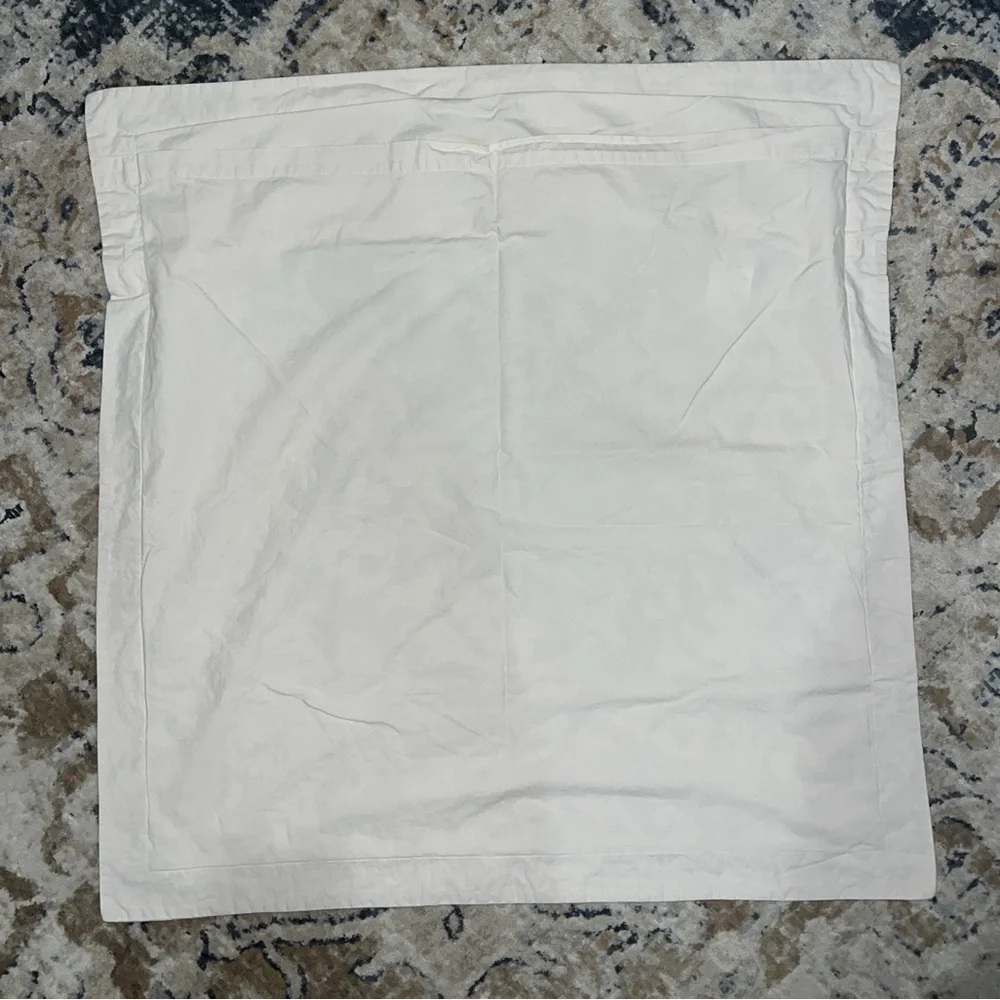 3 Pottery Barn Jacquard Medallion Cotton Linen Euro Sham in Neutral - Picture 12 of 16